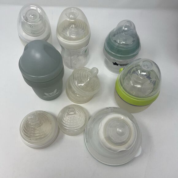 Nursing Bottle Lot Nanobebe Herobility Nuk Como Tomo Playtex Tommee Tippee - Picture 1 of 14